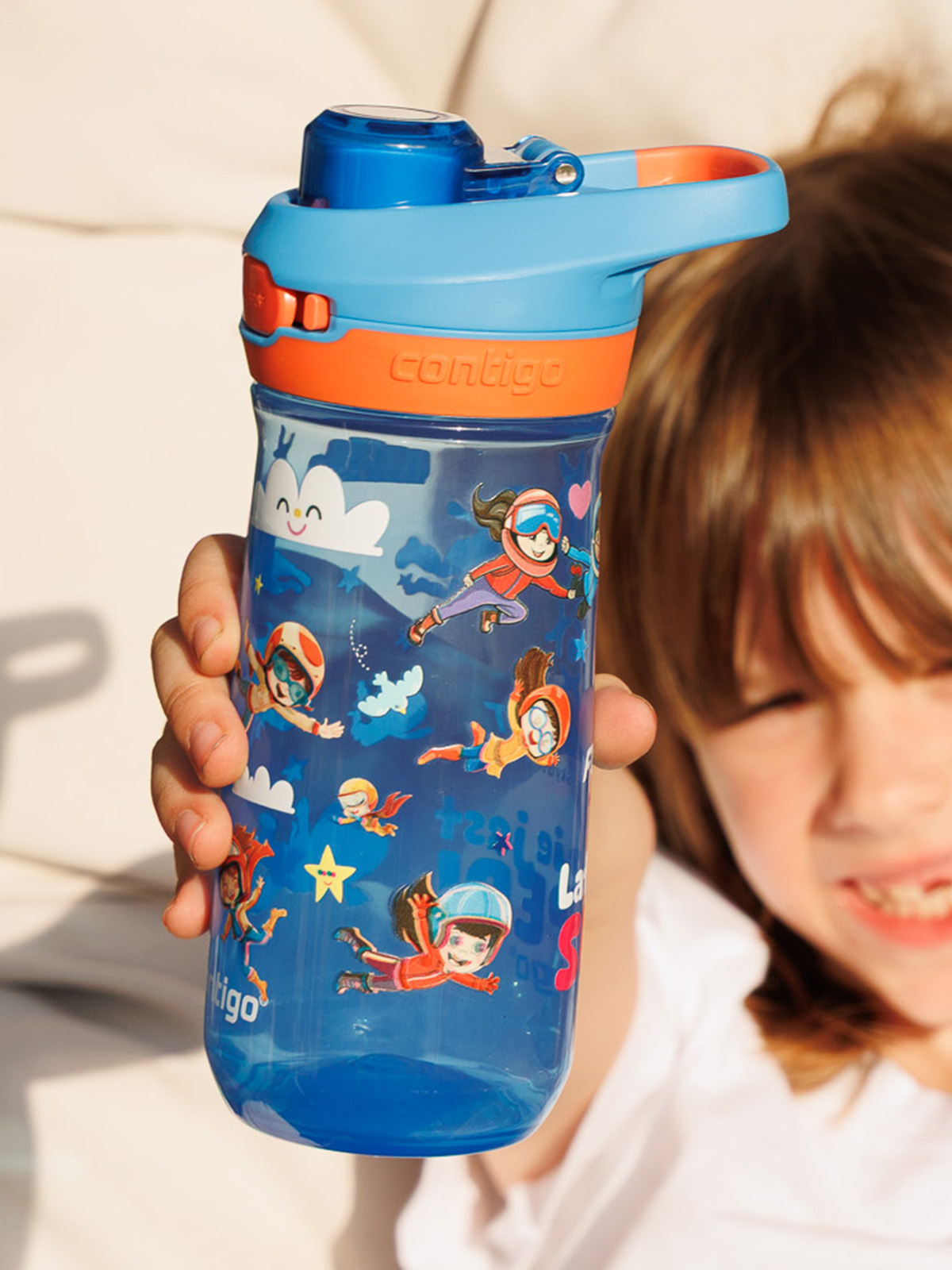 Bidon dla dzieci/ Kubek dla dzieci Contigo Gizmo Flip 414ml z logo firmy