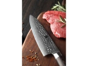 Aka Tori Nóż Santoku 7 cali Tokyo Black