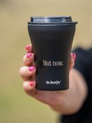 Kubek bez ucha Dr.Bacty Apollo 227 ml - Not yet - czarny