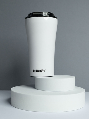 Kubek termiczny na kawę Dr.Bacty Apollo 2.0 - 360  ml - Glossy White - powystawowy