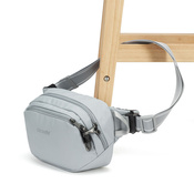 Saszetka nerka antykradzieżowa Pacsafe Vibe 100 - Szara