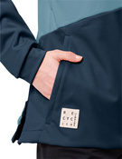Kurtka softshell sportowa damska Vaude Tremalzo - niebieska