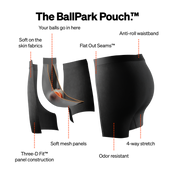 Bokserki męskie szybkoschnące SAXX VIBE Boxer Brief melanż - niebieskie