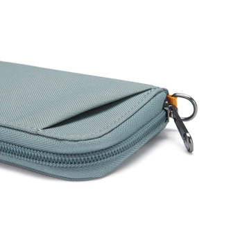 Portfel mały RFID Pacsafe - miętowy