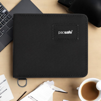 Mały Portfel RFID Pacsafe - Czarny