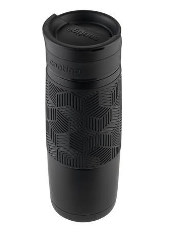 Kubek termiczny z grawerem Contigo Transit (Metra) 470 ml - Czarny