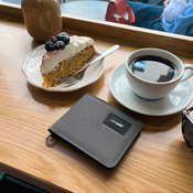 Mały Portfel RFID Pacsafe - Ciemnoszary