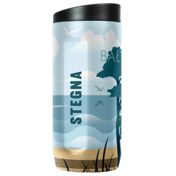 Kubek termiczny 2w1 Dr.Bacty Notus 360 ml - Stegna - biały