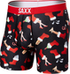 Bokserki męskie sportowe SAXX VOLT Boxer Brief świąteczna skarpeta– czarne