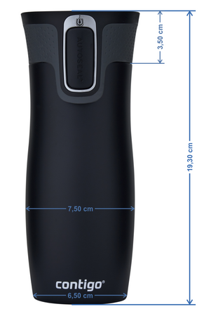 Kubek termiczny z grawerem Contigo West Loop 2.0 470 ml - Malinowy