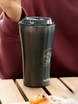 Kubek termiczny na kawę Dr.Bacty Apollo 2.0 - "Lew"  - 360 ml  - Gunmetal