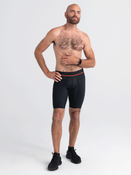 Bokserki męskie długie SAXX HYPERDRIVE Long Leg - czarne