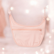 Pacsafe Coversafe S80 Antykradzieżowy Portfel na Karty i Gotówkę pod Ubranie - Różowy