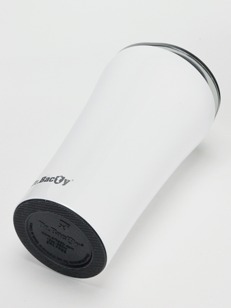 Kubek termiczny na kawę Dr.Bacty Apollo 2.0 - 360  ml - Glossy White - powystawowy