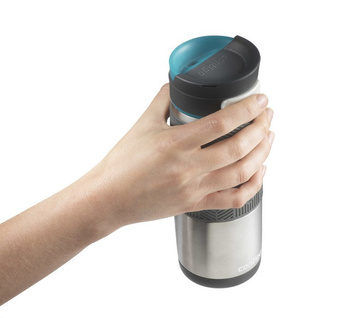Kubek termiczny z grawerem Contigo Transit (Metra) 470 ml - Srebrny