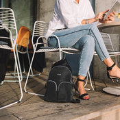 Plecak damski miejski antykradzieżowy Pacsafe Stylesafe - czarny