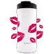 Kubek termiczny 2w1 Dr.Bacty Notus 360 ml -  Usta - biały