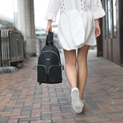 Plecak damski miejski antykradzieżowy Pacsafe Stylesafe - czarny