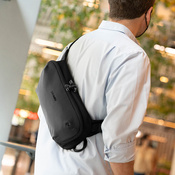 Biodrówka saszetka wodoodporna antykradzieżowa Pacsafe Metrosafe X - czarna