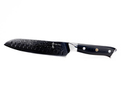 Nóż Santoku ze stali damasceńskiej 7" - Aka Tori Osaka Pro