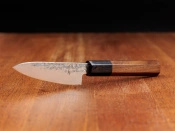 Nóż do obierania z grawerem Aka Tori ze stali damasceńskiej 3,5" - Tokyo Hammer