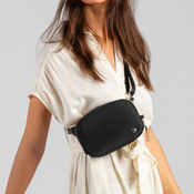 Mała Torebka damska 2w1 antykradzieżowa Pacsafe W - czarna