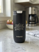 Dr.Bacty Atlas 540ml, czarny mat - termiczny, kubek do kawy dla mamy