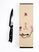 Nóż uniwersalny Aka Tori ze stali damasceńskiej 5" - Osaka Pro
