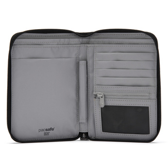 Portfel męski duży RFID Pacsafe - czarny