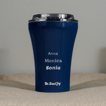 Kubek do kawy Dr.Bacty Apollo - 227 ml - granatowy - Z twoim grawerem