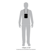 Paszportówka antykradzieżowa na szyję Pacsafe Coversafe X75 - szara