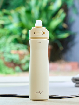 Butelka termiczna na wodę Contigo Ashland 2.0 Chill 720 ml - Oatmilk - Z Twoim grawerem