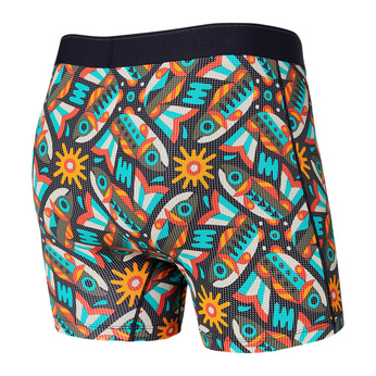 Bokserki męskie trekkingowe / sportowe z rozporkiem SAXX QUEST Boxer Brief Fly latające ryby