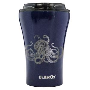 Kubek do kawy wielorazowy Dr.Bacty Apollo 227 ml - Dla nurków - granatowy