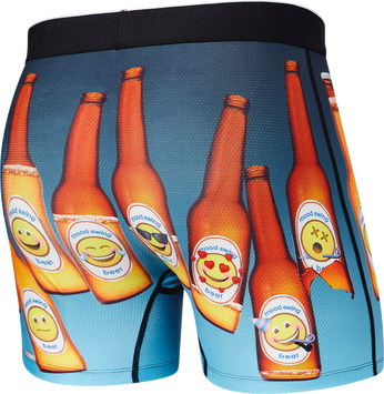 Bokserki męskie sportowe SAXX VOLT Boxer Brief piwo – niebieskie