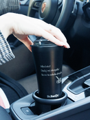 Kubek termiczny na kawę Dr.Bacty Apollo 2.0 - Oda do młodości - 360 ml - Black Matt