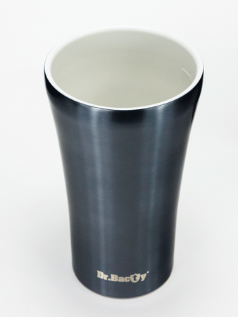 Kubek termiczny na kawę Dr.Bacty Apollo 2.0 - "Ryby"  - 360 ml  - Gunmetal