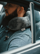 Poduszka podróżna na szyję - szara