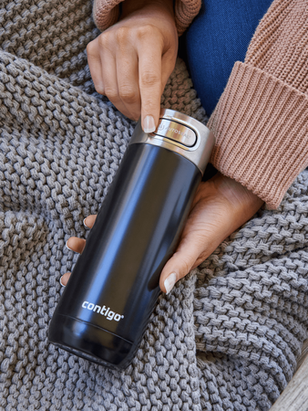 Kubek termiczny Contigo Luxe Autoseal 470ml - Licorice - powystawowy