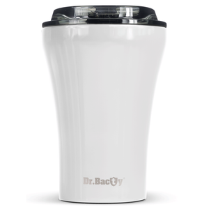 Kubek termiczny do kawy Dr.Bacty Apollo - 227 ml - biały