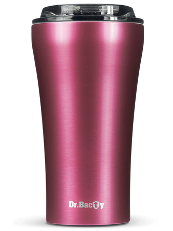 Kubek termiczny na kawę Dr.Bacty Apollo 2.0 - 360 ml - Pink - I love You