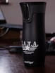Kubek termiczny Contigo West Loop 2.0 470 ml - Tata - Czarny Mat