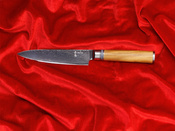 Nóż uniwersalny Aka Tori ze stali damasceńskiej 5" - Kyoto Olive