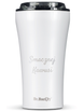 Kubek termiczny na kawę Dr.Bacty Apollo 2.0 - Smacznej kawusi - 360  ml - Glossy White