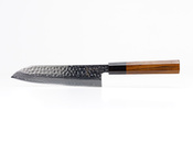 Nóż Santoku ze stali damasceńskiej 7" - Aka Tori Tokyo Hammer