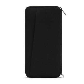 Portfel damski duży RFID Pacsafe czarny