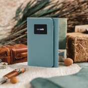 Portfel antykradzieżowy składany RFID Pacsafe - miętowy