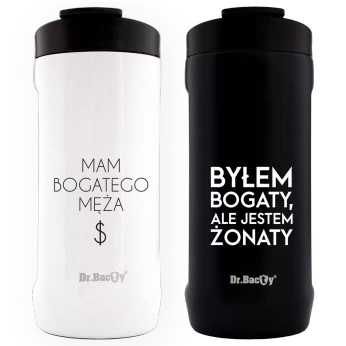 Zestaw kubków termicznych na prezent Dr.Bacty Notus 360 ml 