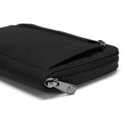 Portfel antykradzieżowy męski duży RFID Pacsafe - czarny - powystawowy
