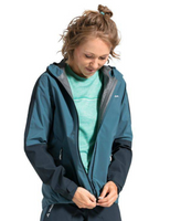 Kurtka przeciwdeszczowa sportowa damska Vaude Moab Rain II - niebieska